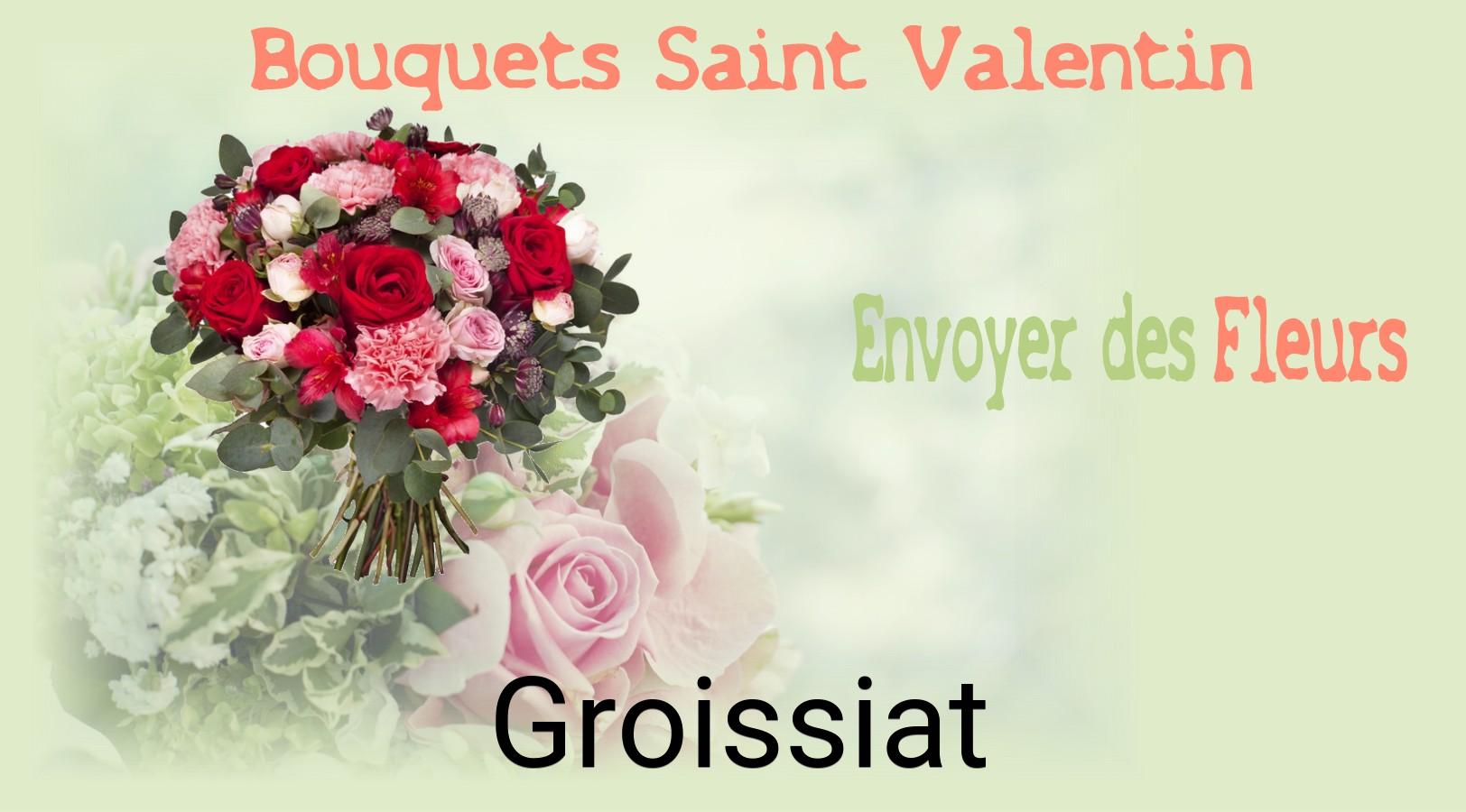 Roses de Saint-Valentin livrées à Groissiat